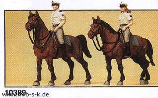 Berittene Polizei in Sommeruniform, Deutschland P10389