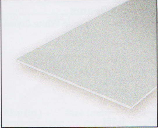 Polystyrolplatte transparent - Größe 150x300mm