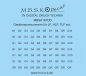 Preview: Geräteraumnummern G1 - G10 Premium Digitaldruck Decal MBSK167DD