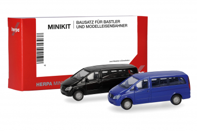 MB Vito Bus 2010 2 Stck. ultramarinblau/schwarz H014212-002