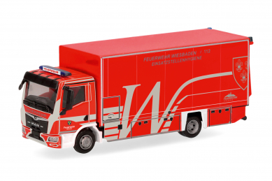 MAN TGL CC Koffer LKW m. Ladebordwand Einsatzstellen-Hygiene FW Wiesbaden limitiert H099707