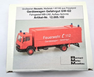 MB LN 2 Gerätewagen Gefahrgut GW-G2 rot/schwarz bedruckt 12.005.102
