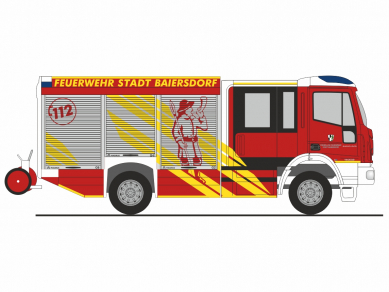 Magirus Team-Cab HLF 20 Feuerwehr Baiersdorf RI68167