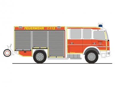 MB Atego Schlingmann HLF 20/16 Feuerwehr Ahrensburg  RI68274
