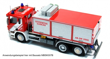Scania P410 Wechselladerfahrzeug FW 3 Feuerwehr Duisburg -Umbausatz- MBSK023B