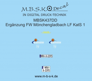 LF KatS 1 Ergänzung FW Mönchengladbach MBSK437DD