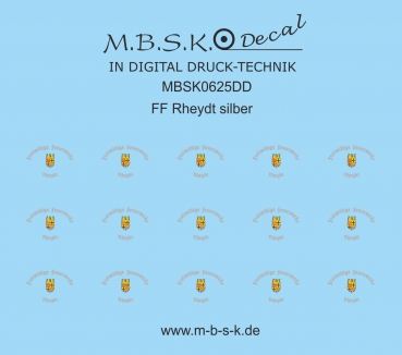 FF Mönchengladbach Rheydt silber MBSK625DD