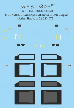 Basisapplikation für Z-Cab Ziegler Basis Merlau Bausatz MBSK685DD