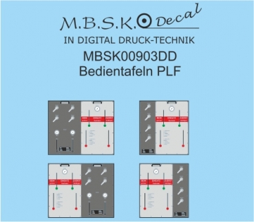 Bedientafeln PLF MBSK903DD
