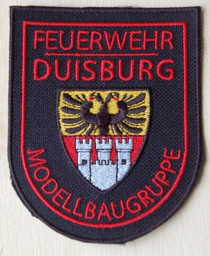 Ärmelabzeichen/Aufnäher -Modellbaugruppe Feuerwehr Duisburg- Version 1 MBSKAA01