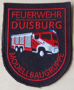 Ärmelabzeichen/Aufnäher -Modellbaugruppe Feuerwehr Duisburg- Version 2 MBSKAA02