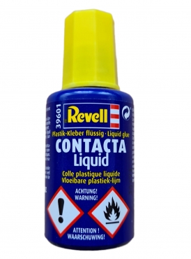 Revell Contacta Liquid, Plastik-Kleber in einer Flasche mit Pinsel, 18g Grundpreis: 13,07 Euro-100g  RV39601