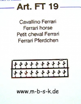Ferrari-Pferdchen, 20 Stück FT19