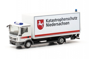 MAN TGL Koffer LKW m. Ladebordwand Katastrophenschutz Niedersachsen limitiert H097673