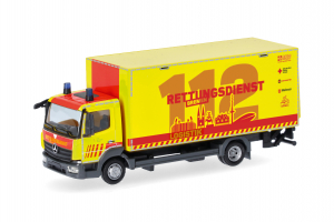 MB Atego 13 Koffer LKW m. Ladebordwand Rettungsdienst FW Bremen Logistik limitiert H099448