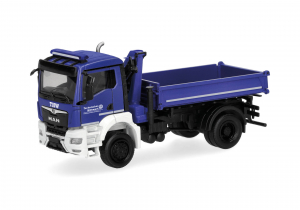 MAN TGS NN 3 Seitenkipper m. Ladekran 2-achs THW Brandenburg  limitiert H319522