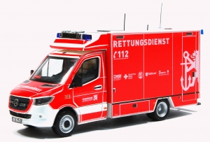 MB Sprinter 18 Fahrtec RTW neue Genaration BF Düsseldorf -Umbausatz- MBSK041B