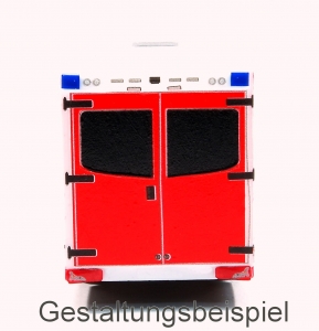 Tür und Detaildecals für Herpa Fahrtec Koffer 18 große Schiebetür MB Sprinter 18 folierte Fahrzeuge MBSK882DD