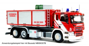 Scania P410 Wechselladerfahrzeug FW 3 Feuerwehr Duisburg -Umbausatz- MBSK023B