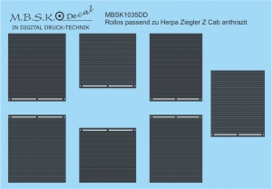 Rollos Herpa Z-Cab -Antrazit- MBSK1035DD