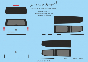 Basisapplikationen für VW T 7 passend zu Rietze MBSK1171DD