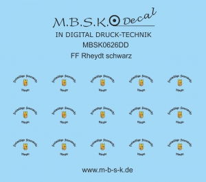 FF Mönchengladbach Rheydt schwarz MBSK626DD