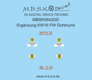 Ergänzung KW16 FW Dortmund MBSK642DD