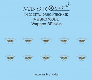 Wappen BF Köln MBSK760DD