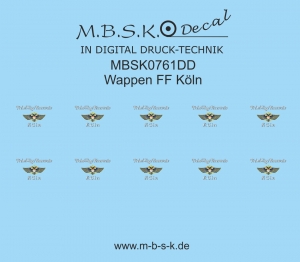 Wappen FF Köln MBSK761DD