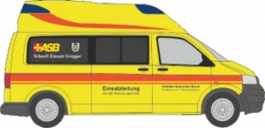 VW T 5 LR HD Ambulanz Mobile Hornis Silver ASB Bautzen RI51912