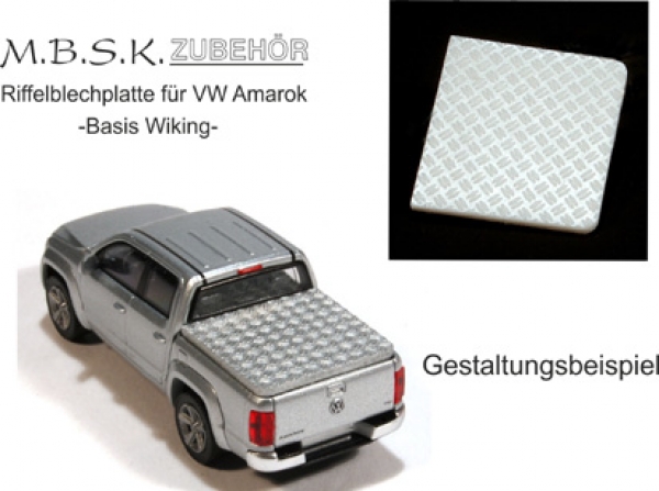 Riffelblechplatte für VW Amarok -Basis Wiking- MBSK055Z
