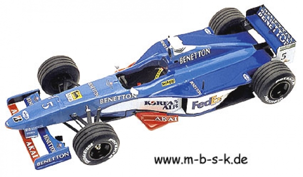 Benetton Playlife G.P. Australien 1998, No 2, Ausf., Giancarlo Fisichella, No 6, #7, Alexander Wurz TMK254