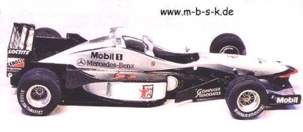 McLaren Mercedes MP4-98T, F0110G, England 1998, Brundle-Mosley 2 Sitzer TMK277