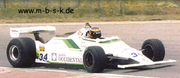 Williams Ford FW07, GP Spanien 1980, RAM Racing, Emilio De Villota TMK326