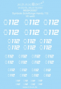 Symbole Schriftzüge Handy 112 V6 -weiß- MBSK957DD