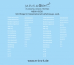 Schriftzüge für Katastrophenschutzfahrzeuge -weiß- Premium Digitaldruck Decal MBSK153DD